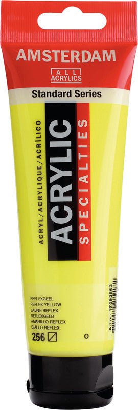 Royal Talens Amsterdam – Acrylic Standard – Acrylfarbe – Reflexgelb, 120 ml