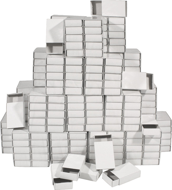 Noname Zündholzschachteln – 500 Stück – weiss – 35 × 12 × 52 mm