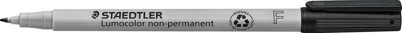 Staedtler Non-Permanent-Marker Lumocolor – fein 0,6 mm – schwarz – nachfüllbar