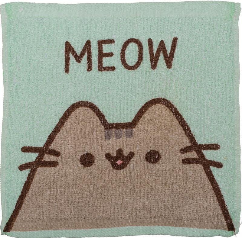 Out oft the blue OUT OF THE BLUE Waschlappen Pusheen – 3×3 cm, 60% Polyester/40% Baumwolle