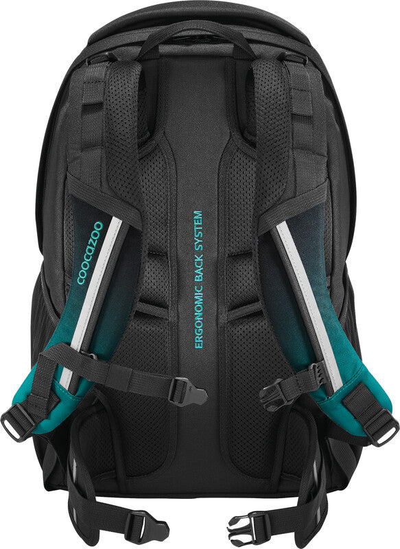 Coocazoo Rucksack Every – Teal Shadows – aus 100% recycelten PET-Flaschen
