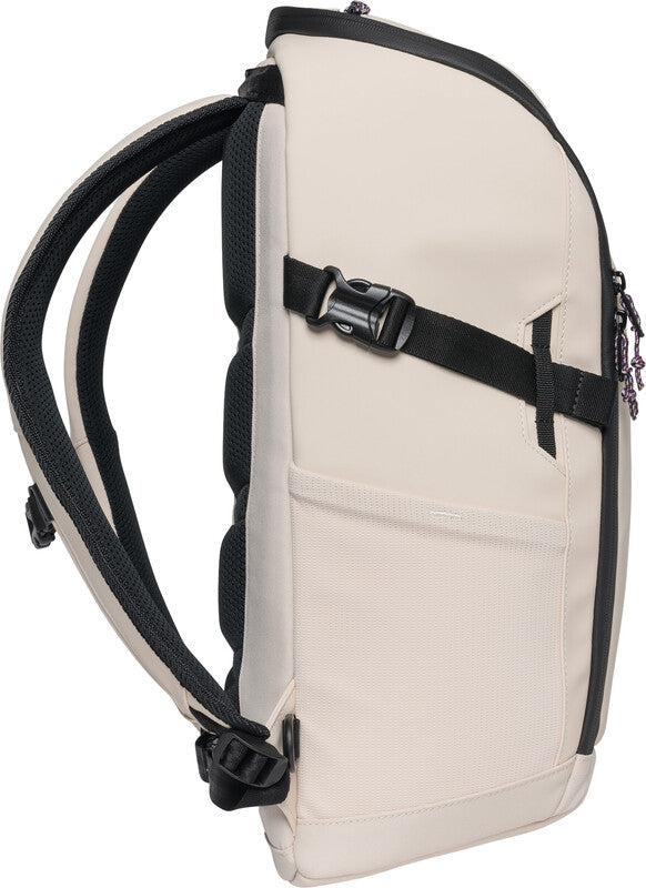 Beckmann Street Go – Notebook-Rucksack – für 16"-Notebook, 26 l, rPET, creme