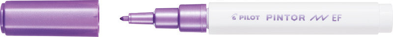 Pilot Pigment-Marker Pintor – Rundspitze 0,5-0,7 mm – Violett Metallic – Für dunkles Papier geeignet