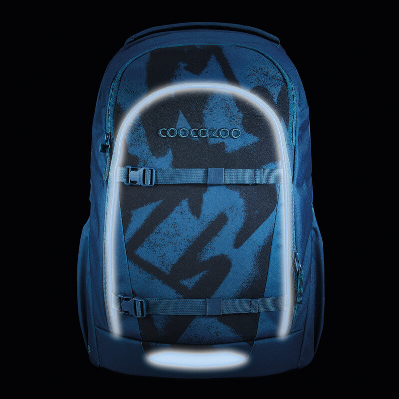 Coocazoo Rucksack Every – Graffiti Groove – 30 l – 30,0 × 46,0 × 22,5 cm – aus 100% recyceltem PET