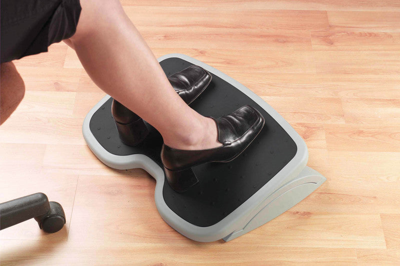 Kensington Fussstütze SoleMate – 45×35 cm, weiss/anthrazit