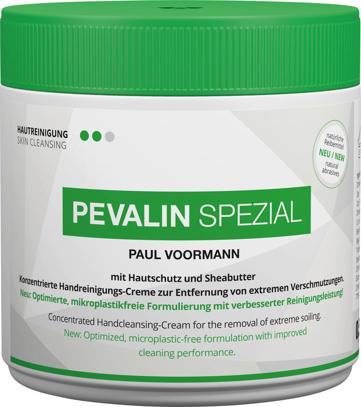 Pevalin spezial Handreinigungs-Creme – Kunststoff, Weiss, 500 ml, biologisch abbaubar, Sheabutter-Duft