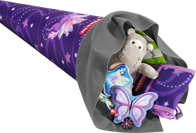 Step by Step Schultüte 70 cm × Ø 18 cm, 5 l – Motiv Pegasus Emily – Serie SPACE – rPET