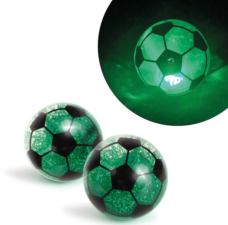 Trendhaus Fidget-/Stressball Gras-Optik – blinkend, mit Wasser gefüllt – Ø 6,3 cm – 1 Stück – grün