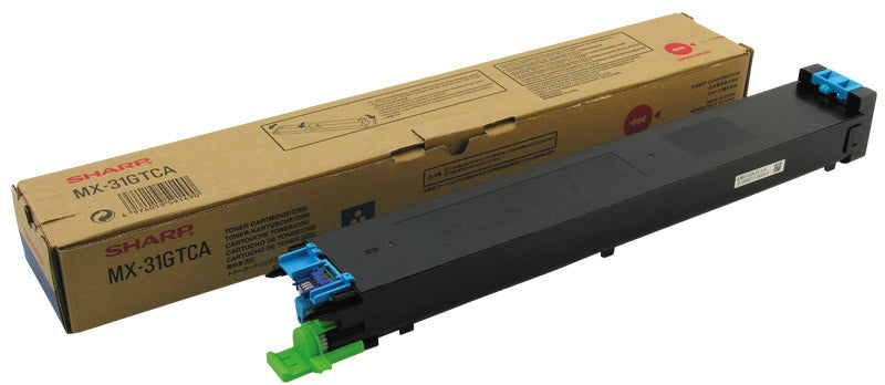Sharp Toner – cyan, 15000 Seiten – für Farb-Laserdrucker/Multifunktionsgeräte
