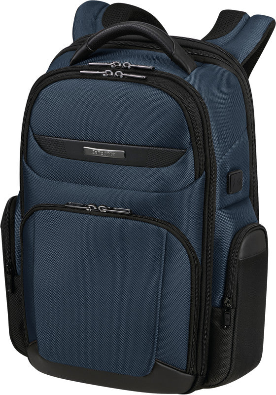 Samsonite Pro-DLX 6 3V – Notebook-Rucksack – für 15,6" Notebook, 21–26 l, Nylon, Blau