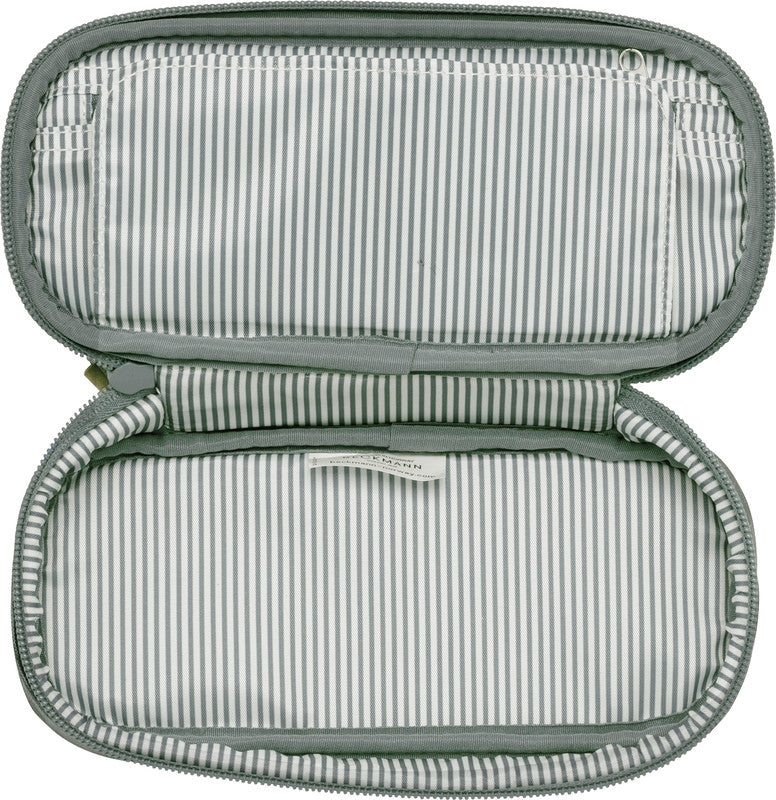 Beckmann City Schlamperetui, leer – Soft Green – Kunststoff – 22,0 × 5,0 × 10,0 cm