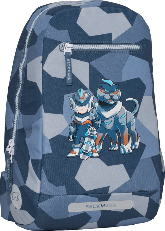 Beckmann Schulrucksack – 6-teilig – Tiger Race – mit Leuchteffekt