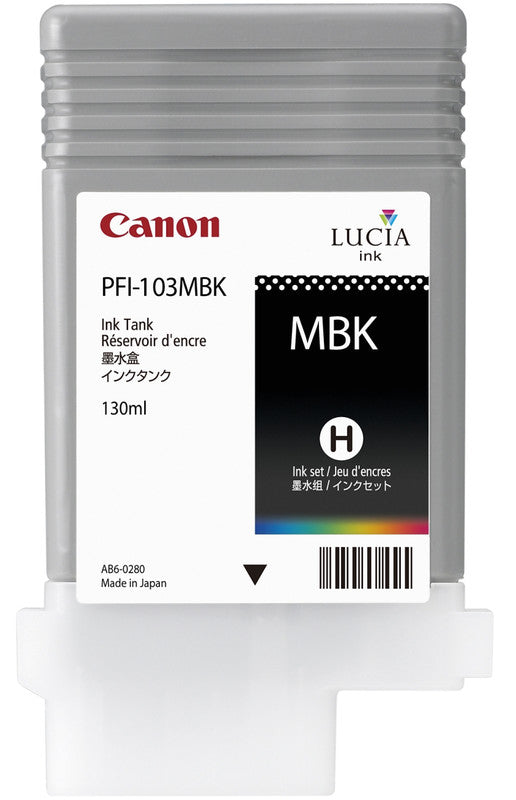 Canon Tintenpatrone PFI-103MBK, Schwarz – für Canon-Drucker