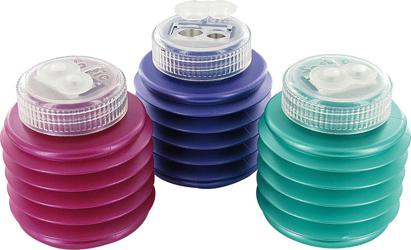 Kum Spitzer – manuell, 2-Loch, mit Behälter, für Blei- & Buntstifte Ø 8 mm und Ø 11 mm, Kunststoff, assortiert