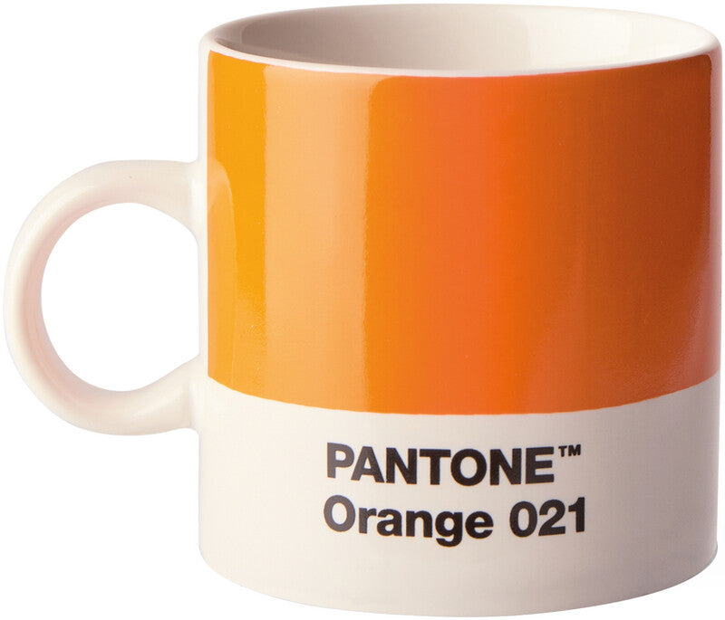 Pantone by copenhagen Espressotasse – 100 ml, Ø 6,0 cm, H 8,6 cm, Feines Porzellan, Orange