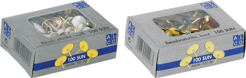 Alco Reissnägel Stella Color – weiss – Metall