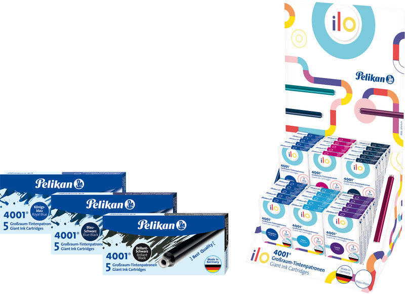 Pelikan Tintenpatronen 4001 – Königsblau, 5 Stk.