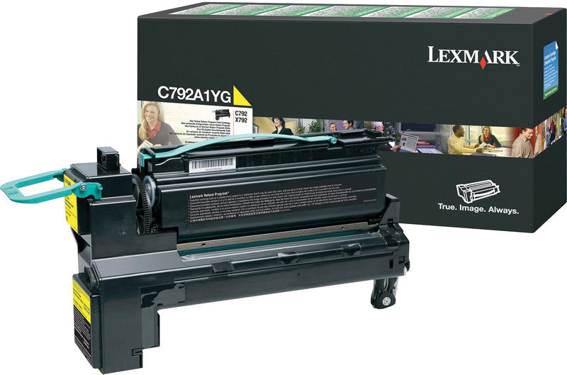 Lexmark Toner - Gelb, 6000 Seiten