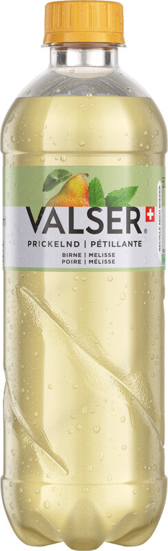 Valser Mineralwasser prickelnd, Birne & Melisse – 5 dl