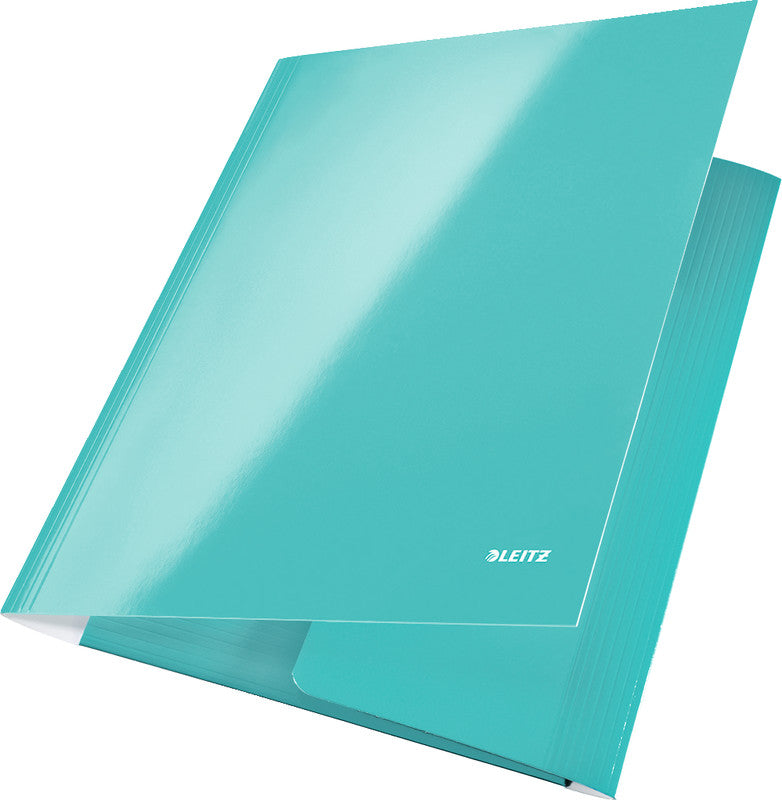 Leitz Sammelmappe für A4, Karton, Eisblau, mit Gummizug