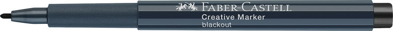 Faber-Castell Non-Permanent-Marker Creative – Rundspitze 1,5 mm – Blackout – trocken abwischbar