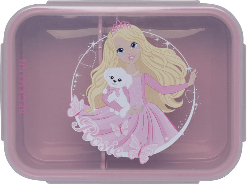Beckmann Lunchbox Classic – 1,7 l – auslaufsicher, Innenteiler – Kunststoff – Rosie – 18,7 × 14 × 7 cm