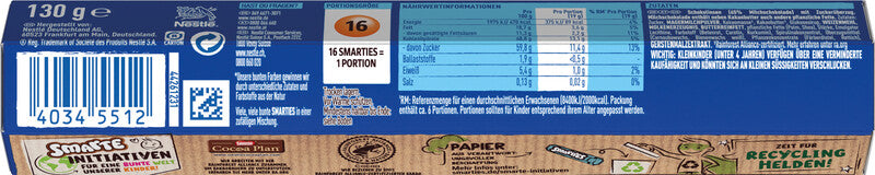 Smarties Schokolinsen – Milch, Tube, 130 g