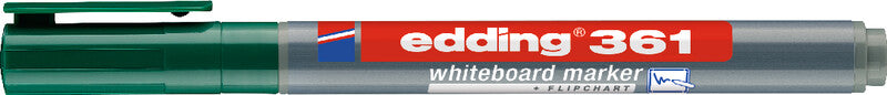 Edding Whiteboard-Marker 361 – Rundspitze 1 mm – Grün – trocken abwischbar