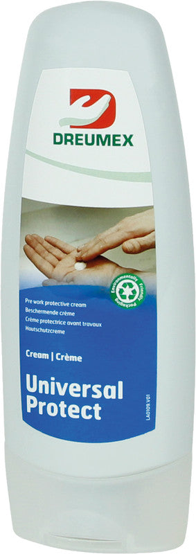 Dreumex Handschutzcreme – weiss, 250 ml, silikonfrei, parfümfrei, farbstofffrei