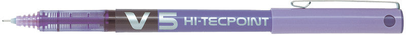 Pilot Hi-Tecpoint V5 – Tintenroller, mit Kappe, 0,3 mm, violett