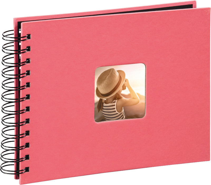 Hama Fotobuch – für 240 × 170 mm, Flamingo, mit Pergaminzwischenblättern, Papier