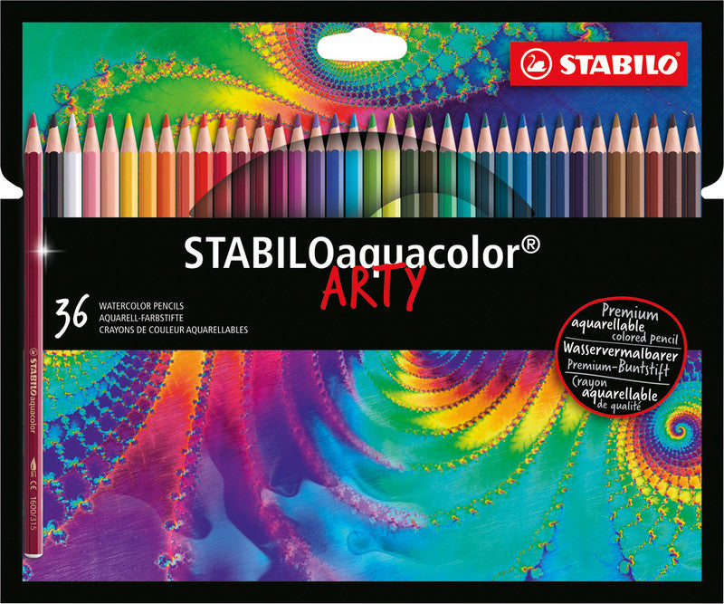 STABILO Aquarellfarbstifte Arty – 12 Farben, Ø 2,8 mm