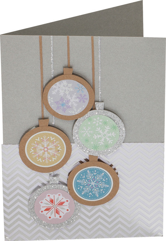 Folia Rund-Sticker, Weihnachten – 90 × 140 mm – mehrfarbig – 44 Stk.