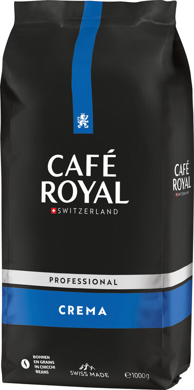 Café Royal Bohnenkaffee Crema – 1 kg – Arabica – Röstgrad mittel – Intensität 3/5