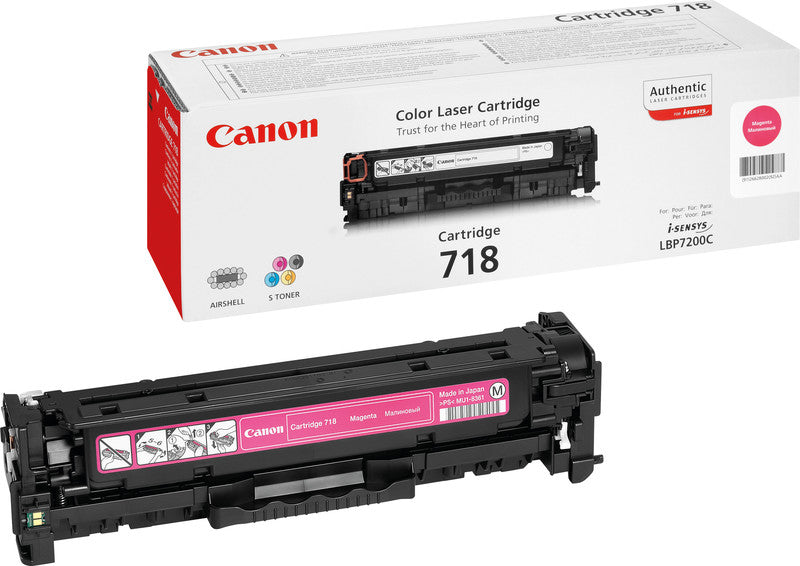 Canon Toner 718 – magenta, 2900 Seiten