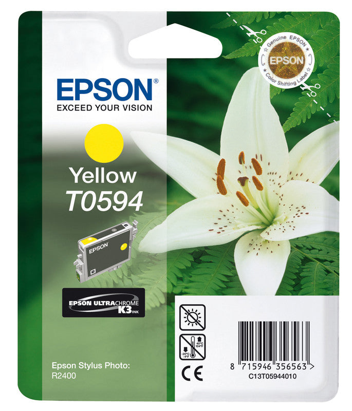 Epson Tintenpatrone T0594, Gelb, 520 Seiten