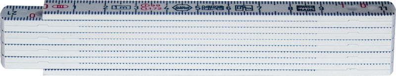 Longlife Taschenmeter, Kunststoff, weiss, 1 Stk.