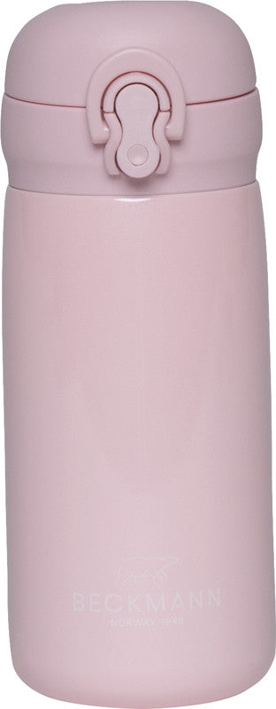 Beckmann Trinkflasche – 3,2 dl – Edelstahl, isoliert, Schraubverschluss – Pink