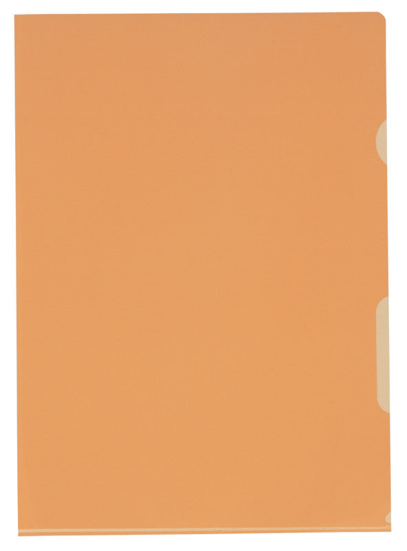 Kolma Sichtmappe A4 – Orange, Kunststoff, glänzend, 130 µm, 100er-Pack