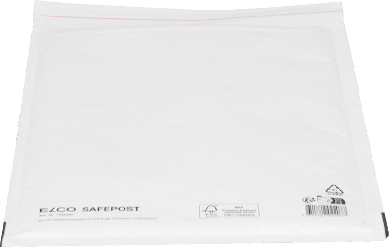 Elco Luftpolstertasche – 220 × 330 mm, weiss, selbstklebend