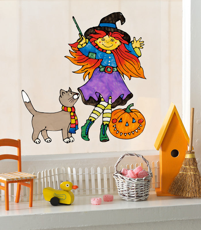 Marabu Fun & Fancy – Fenstermalfarbe – Reseda, 80 ml, für Glas & Porzellan