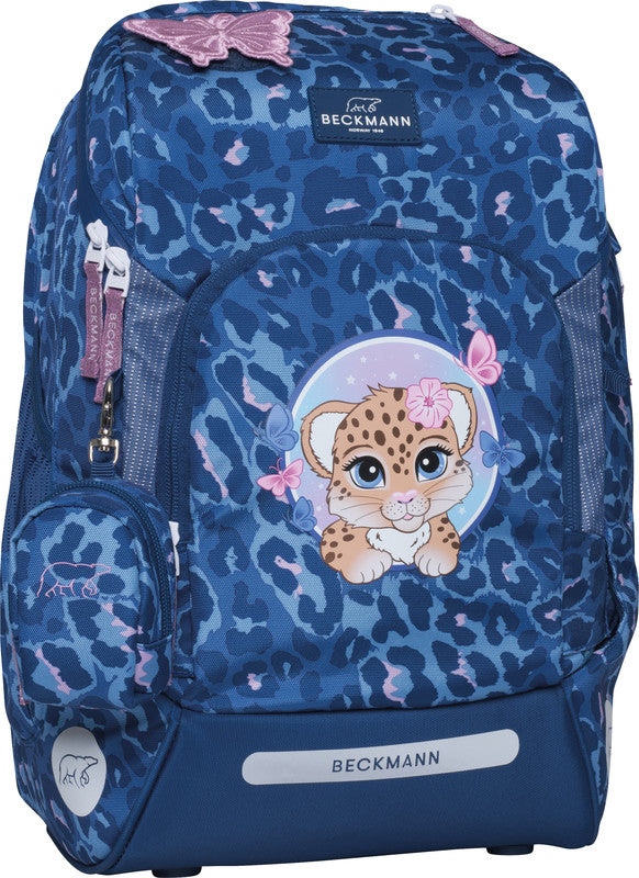 Beckmann Schulrucksack Active Air Flx – Cheetah – 26,0×39,0×22,0 cm – recycelte Materialien