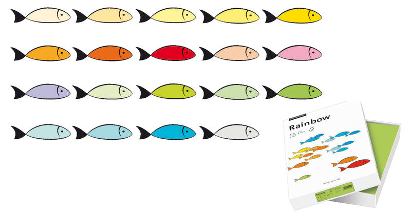 Rainbow Kopierpapier – A3, 80 g/m², Hellchamois – für Inkjet, Laser, Kopierer – FSC – 500 Blatt