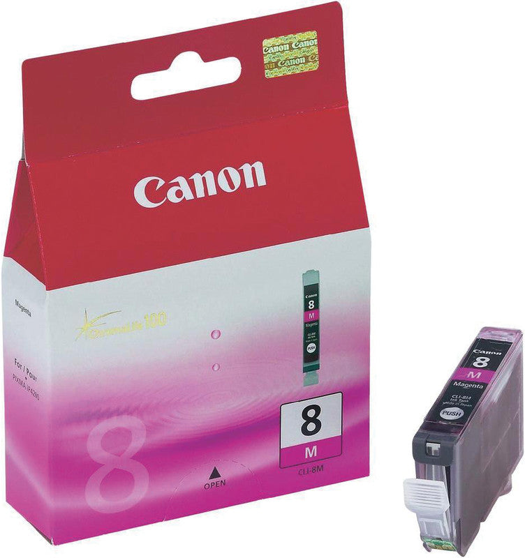 Canon Tintenpatrone CLI-8M, Magenta, 478 Seiten – für Canon-Modelle