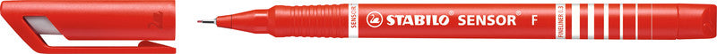 STABILO Sensor F Fineliner 0,3 mm – rot