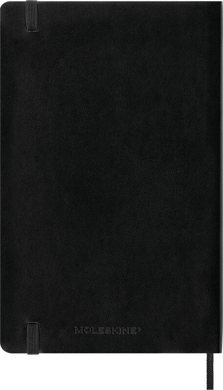 Moleskine Agenda – 1 Woche/1 Seite, gebunden, 13 × 21 cm, 2026, schwarz, FSC