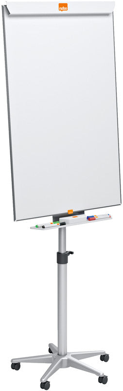 Nobo Flipchart Impression Pro Stahl mobil – 67 × 105 cm, weiss, Metall