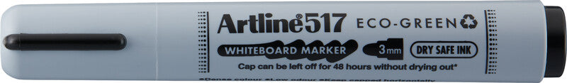Artline Whiteboard-Marker Eco-Green EK517 – Rundspitze 3 mm – Schwarz – Trocken abwischbar