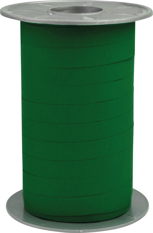 Präsent Geschenkband – Opak, Dunkelgrün – 10 mm × 200 m – Kunststoff, Recyclingfähig