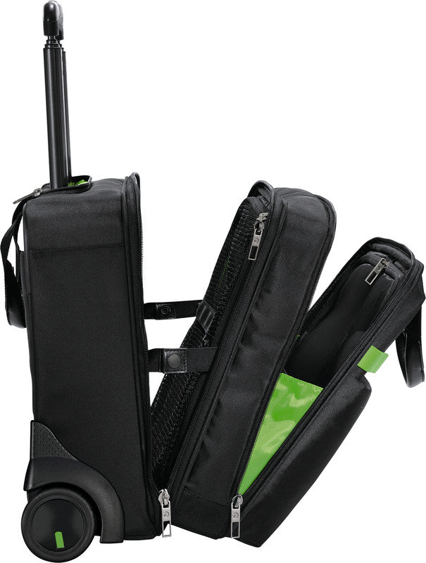 Leitz Handgepäck-Trolley – 24 l, für Notebooks bis 15,6", Weichschale, Schwarz, 44 × 37,5 × 23 cm